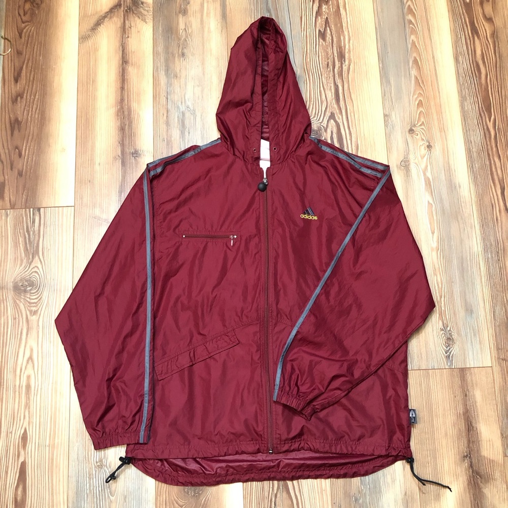 Y2K Adidas packable windbreaker